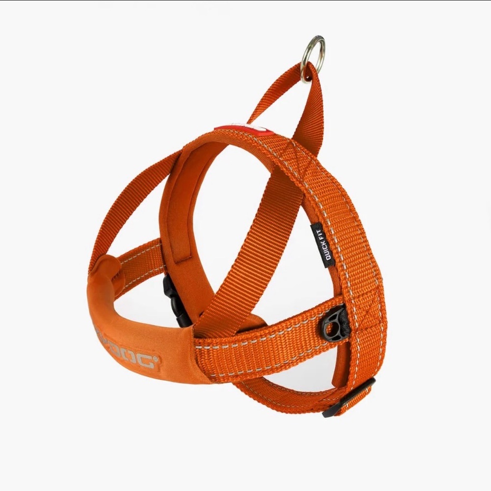 EzyDog Quick Fit Orange Harness size XS